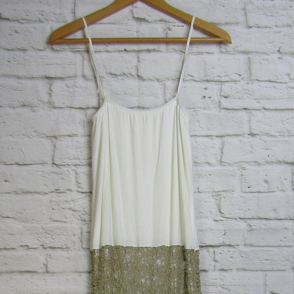 NWT Mastro Moda Positano Abito Tobias Cream Dress